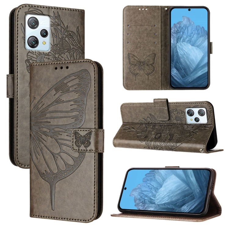 Embossed Butterfly Leather Phone Case, For Blackview Wave 6C, For Blackview Shark 8, For Blackview A53, For Blackview A52