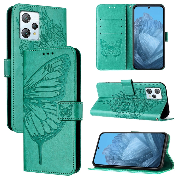Embossed Butterfly Leather Phone Case, For Blackview Wave 6C, For Blackview Shark 8, For Blackview A53, For Blackview A52
