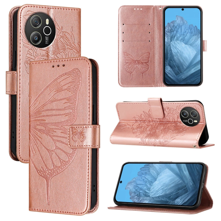 Embossed Butterfly Leather Phone Case, For Blackview Wave 6C, For Blackview Shark 8, For Blackview A53, For Blackview A52