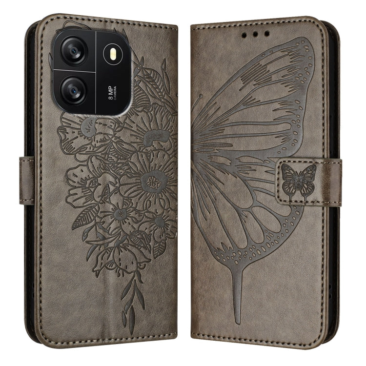 Embossed Butterfly Leather Phone Case, For Blackview Wave 6C, For Blackview Shark 8, For Blackview A53, For Blackview A52