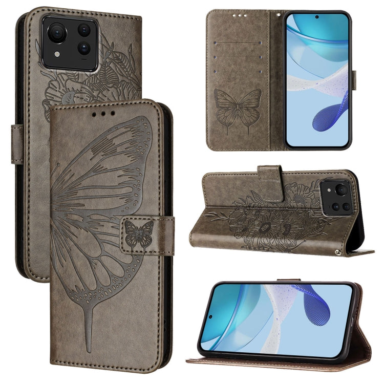 Embossed Butterfly Leather Phone Case, For ASUS Zenfone 12 Ultra, For Asus ROG Phone 9 / 9 Pro, For Asus Zenfone 11 Ultra, For Asus ROG Phone 8