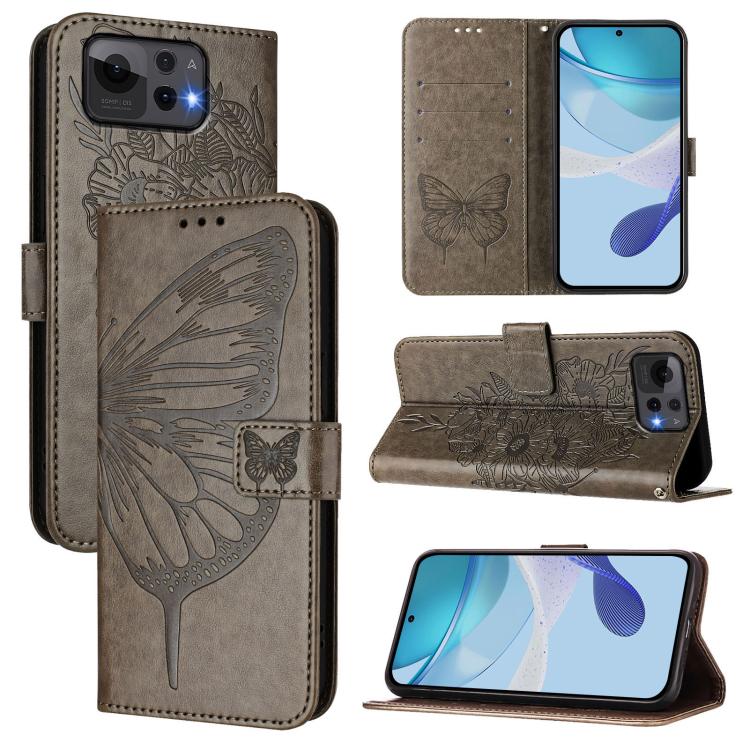 Embossed Butterfly Leather Phone Case, For ASUS Zenfone 12 Ultra, For Asus ROG Phone 9 / 9 Pro, For Asus Zenfone 11 Ultra, For Asus ROG Phone 8