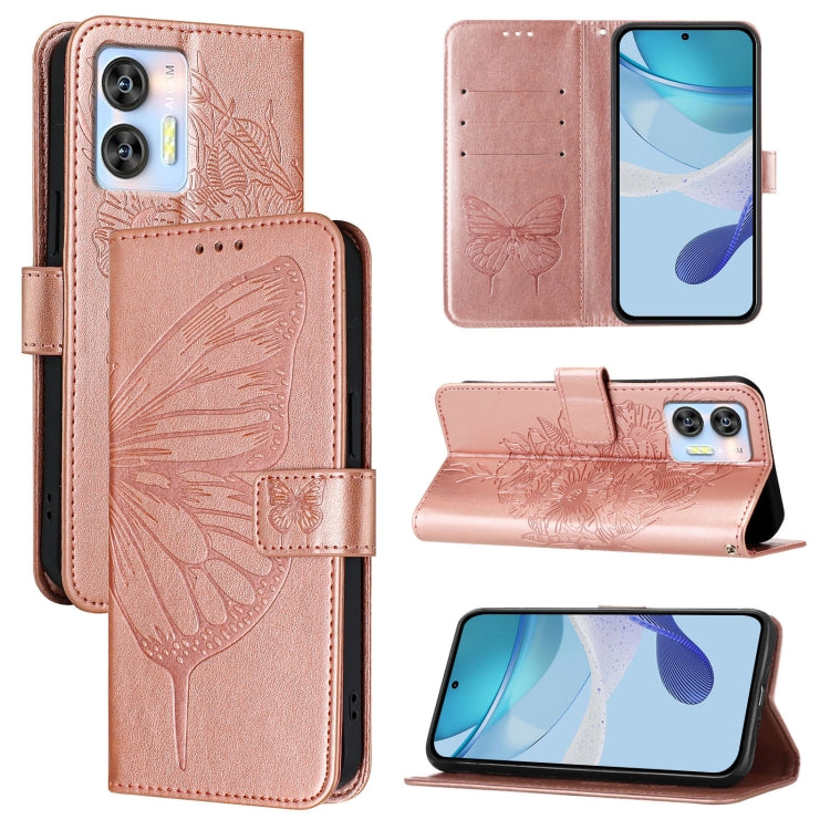 Embossed Butterfly Leather Phone Case, For Oukitel C36 / C35, For Oukitel C33