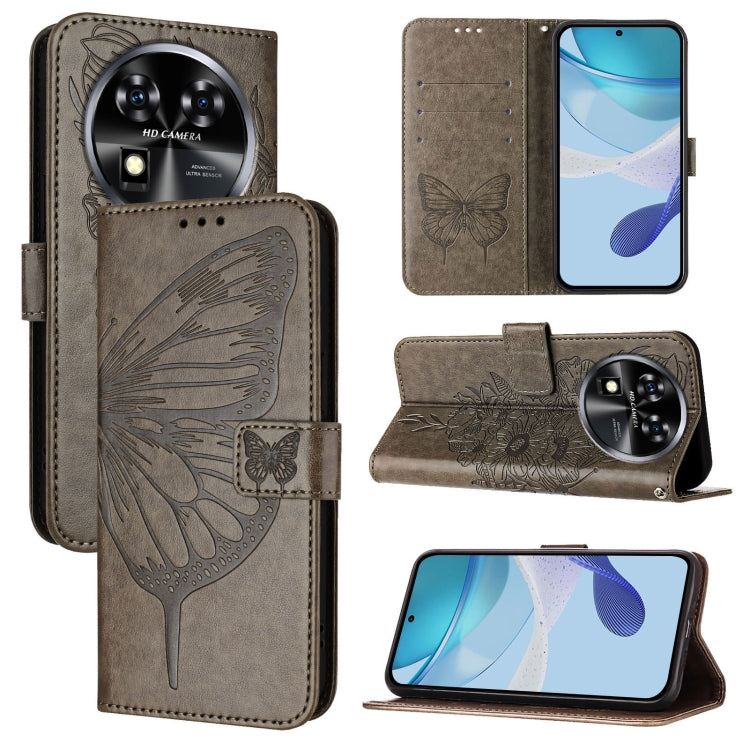 Embossed Butterfly Leather Phone Case, For Oukitel C59 / C59 Pro, For Oukitel C53, For Oukitel C50, For Oukitel C37, For Oukitel C51, For Oukitel C38