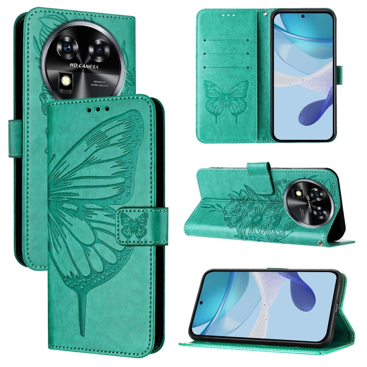 Embossed Butterfly Leather Phone Case, For Oukitel C59 / C59 Pro, For Oukitel C53, For Oukitel C50, For Oukitel C37, For Oukitel C51, For Oukitel C38