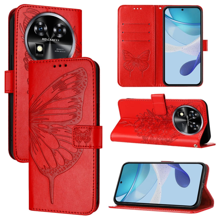Embossed Butterfly Leather Phone Case, For Oukitel C59 / C59 Pro, For Oukitel C53, For Oukitel C50, For Oukitel C37, For Oukitel C51, For Oukitel C38
