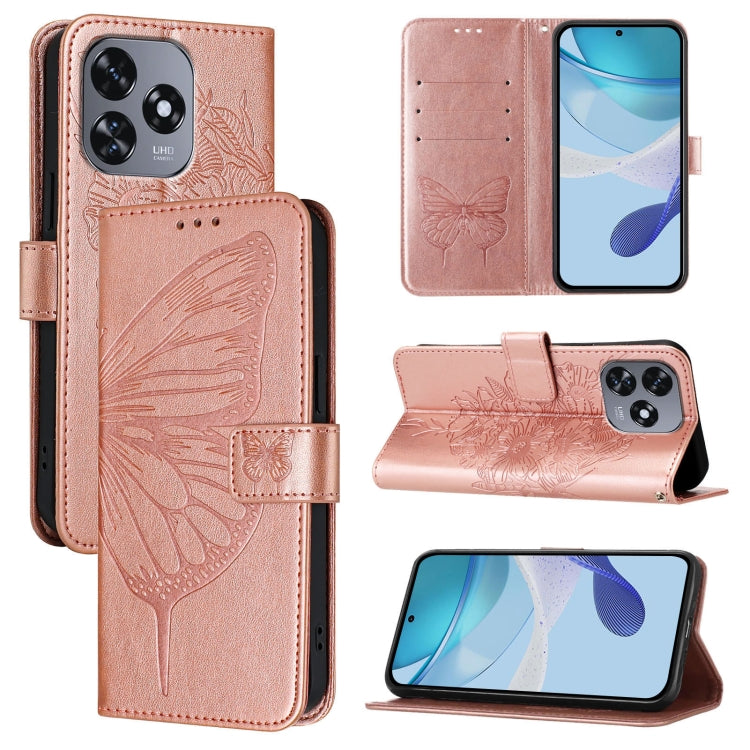 Embossed Butterfly Leather Phone Case, For Oukitel C59 / C59 Pro, For Oukitel C53, For Oukitel C50, For Oukitel C37, For Oukitel C51, For Oukitel C38