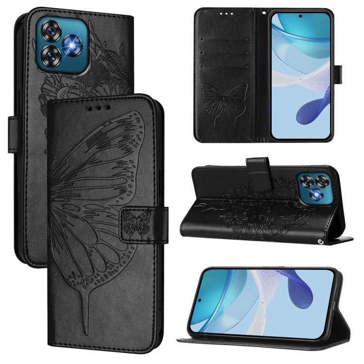Embossed Butterfly Leather Phone Case, For Oukitel C59 / C59 Pro, For Oukitel C53, For Oukitel C50, For Oukitel C37, For Oukitel C51, For Oukitel C38