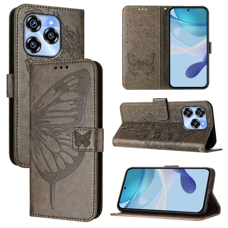 Embossed Butterfly Leather Phone Case, For Oukitel C59 / C59 Pro, For Oukitel C53, For Oukitel C50, For Oukitel C37, For Oukitel C51, For Oukitel C38