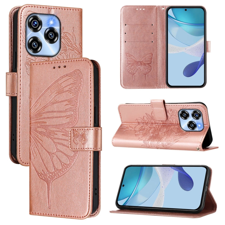 Embossed Butterfly Leather Phone Case, For Oukitel C59 / C59 Pro, For Oukitel C53, For Oukitel C50, For Oukitel C37, For Oukitel C51, For Oukitel C38