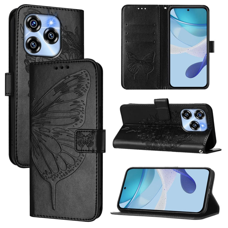 Embossed Butterfly Leather Phone Case, For Oukitel C59 / C59 Pro, For Oukitel C53, For Oukitel C50, For Oukitel C37, For Oukitel C51, For Oukitel C38