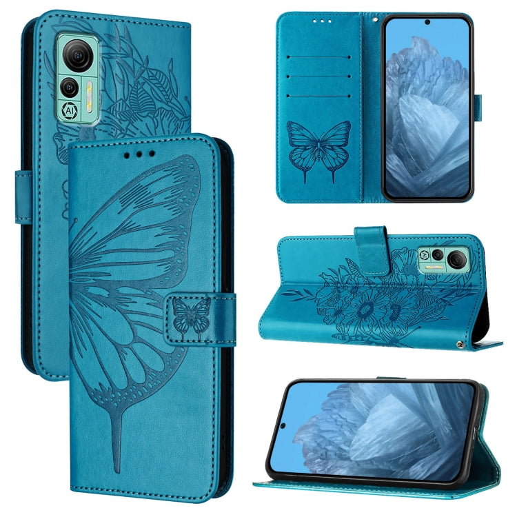 Embossed Butterfly Leather Phone Case, For Ulefone Note 14