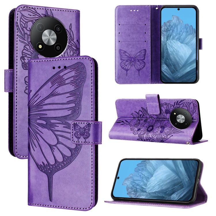 Embossed Butterfly Leather Phone Case, For ZTE Blade A35 / A55, For ZTE Blade V60 / Axon 60 4G, For ZTE Nubia Z60 Ultra, For ZTE Blade A73 5G, For ZTE Blade A73 4G, For ZTE Blade V50 Vita