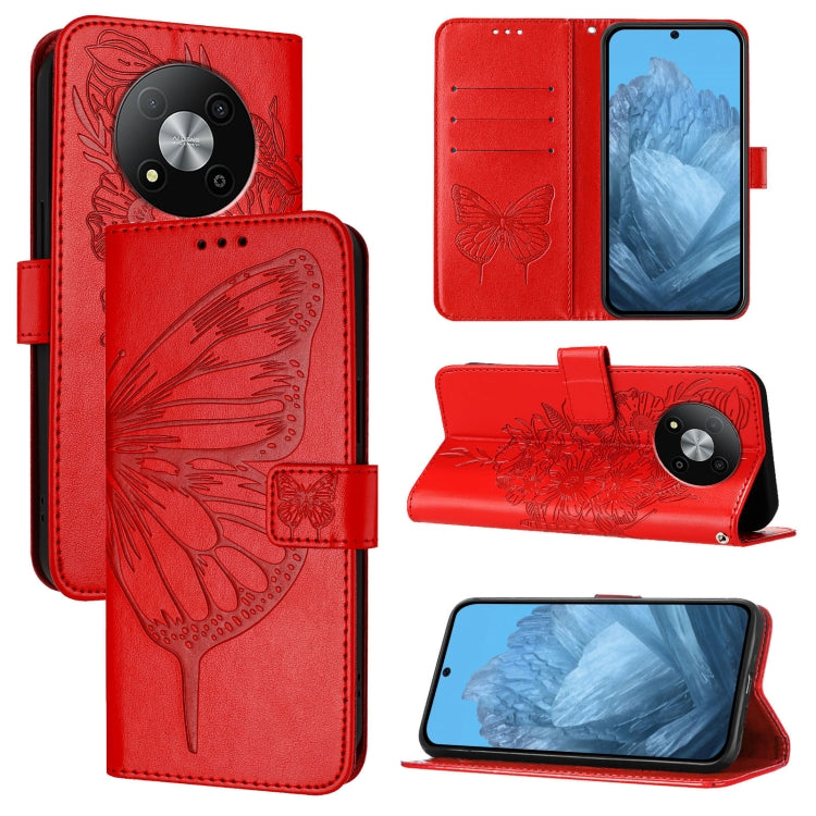 Embossed Butterfly Leather Phone Case, For ZTE Blade A35 / A55, For ZTE Blade V60 / Axon 60 4G, For ZTE Nubia Z60 Ultra, For ZTE Blade A73 5G, For ZTE Blade A73 4G, For ZTE Blade V50 Vita