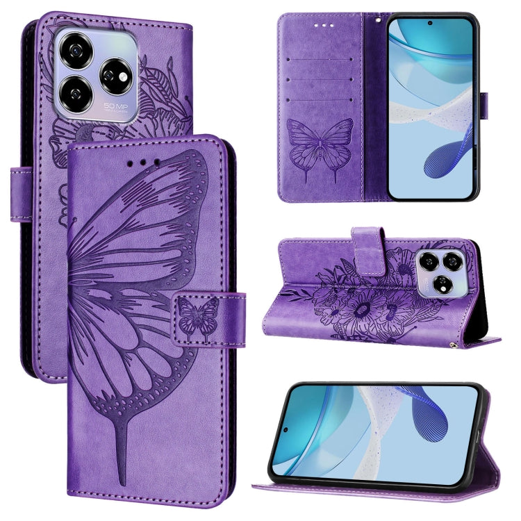 Embossed Butterfly Leather Phone Case, For ZTE Blade A35 / A55, For ZTE Blade V60 / Axon 60 4G, For ZTE Nubia Z60 Ultra, For ZTE Blade A73 5G, For ZTE Blade A73 4G, For ZTE Blade V50 Vita