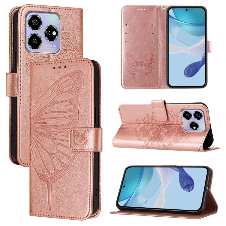 Embossed Butterfly Leather Phone Case, For ZTE Blade A35 / A55, For ZTE Blade V60 / Axon 60 4G, For ZTE Nubia Z60 Ultra, For ZTE Blade A73 5G, For ZTE Blade A73 4G, For ZTE Blade V50 Vita