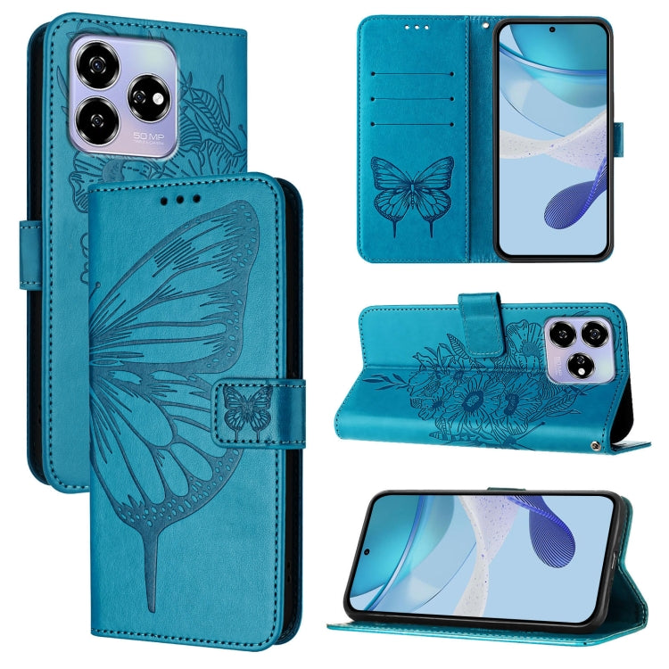 Embossed Butterfly Leather Phone Case, For ZTE Blade A35 / A55, For ZTE Blade V60 / Axon 60 4G, For ZTE Nubia Z60 Ultra, For ZTE Blade A73 5G, For ZTE Blade A73 4G, For ZTE Blade V50 Vita