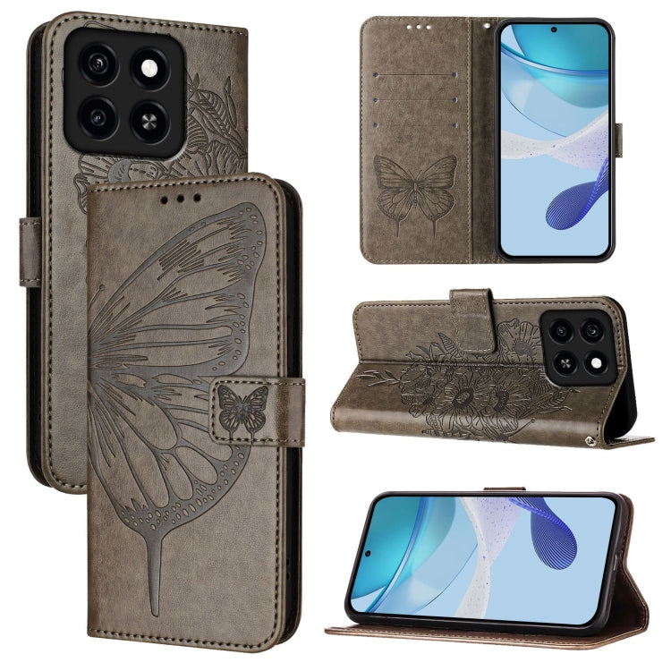 Embossed Butterfly Leather Phone Case, For ZTE Blade A35 / A55, For ZTE Blade V60 / Axon 60 4G, For ZTE Nubia Z60 Ultra, For ZTE Blade A73 5G, For ZTE Blade A73 4G, For ZTE Blade V50 Vita