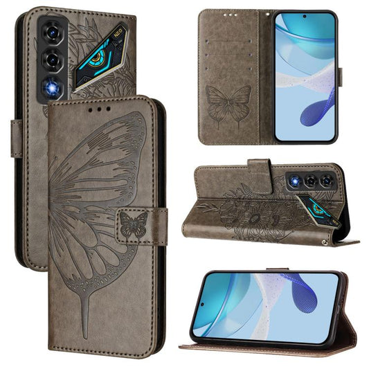 Embossed Butterfly Leather Phone Case, For ZTE nubia Neo 5 5G, For ZTE Blade A35 Lite / A35 Core, For ZTE Nubia P9 Pro 5G / Optus X Pro 2 5G, For ZTE nubia Neo 5 GT 5G, For ZTE Nubia P7 Pro 5G / Optus X Value 5G, For ZTE nubia RedMagic 11 Air