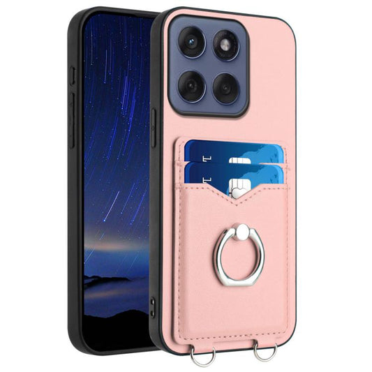 R20 Ring Card Holder Phone Case, For Motorola Edge 60 Fusion / Edge 60, For Motorola Edge 60 Stylus 5G, For Motorola Edge 50 Pro EU Edition, For Motorola Moto G 5G 2024, For Motorola Moto G Play 2024 5G, For Motorola Moto G Stylus 5G 2024              ...
