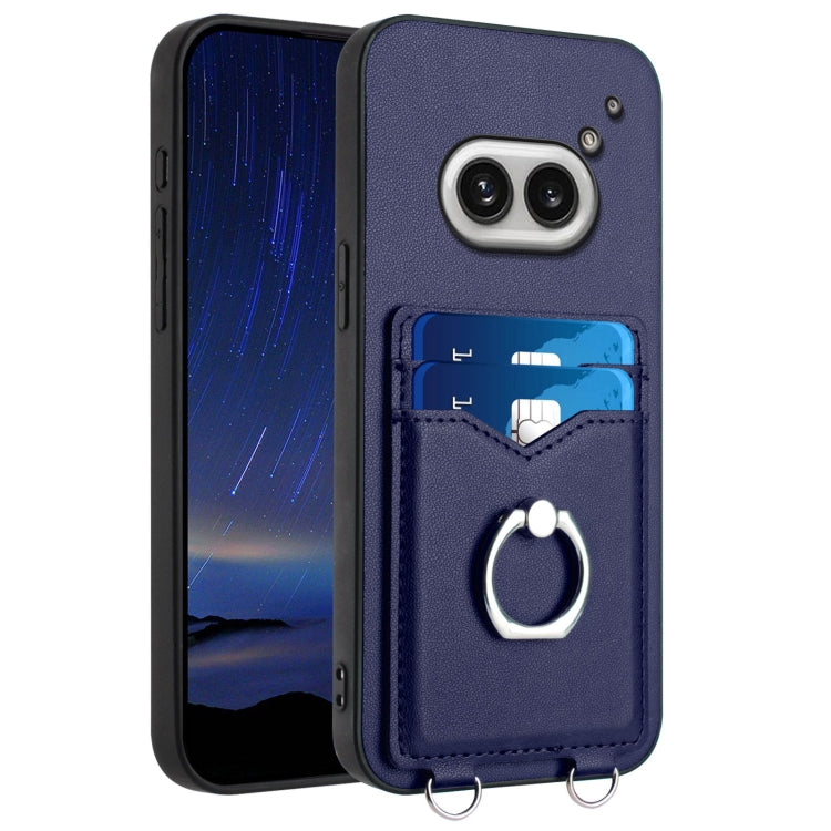 R20 Ring Card Holder Phone Case, For Nothing CMF Phone 2 Pro, For Nothing Phone 3a, For Nothing Phone 3a Pro, For Nothing Phone 2a
