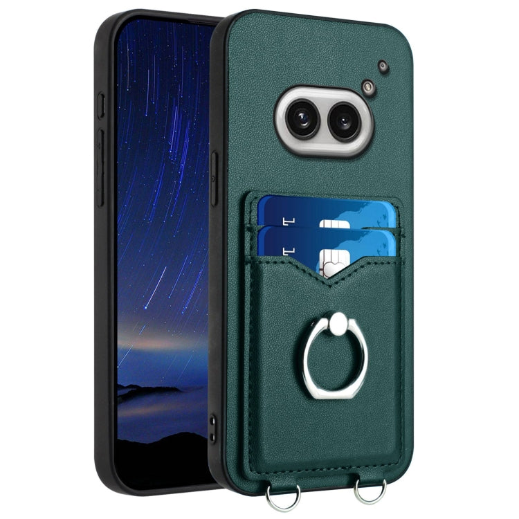 R20 Ring Card Holder Phone Case, For Nothing CMF Phone 2 Pro, For Nothing Phone 3a, For Nothing Phone 3a Pro, For Nothing Phone 2a