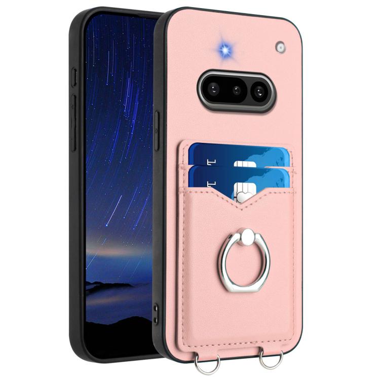 R20 Ring Card Holder Phone Case, For Nothing CMF Phone 2 Pro, For Nothing Phone 3a, For Nothing Phone 3a Pro, For Nothing Phone 2a