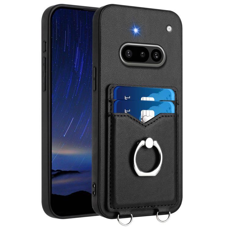 R20 Ring Card Holder Phone Case, For Nothing CMF Phone 2 Pro, For Nothing Phone 3a, For Nothing Phone 3a Pro, For Nothing Phone 2a