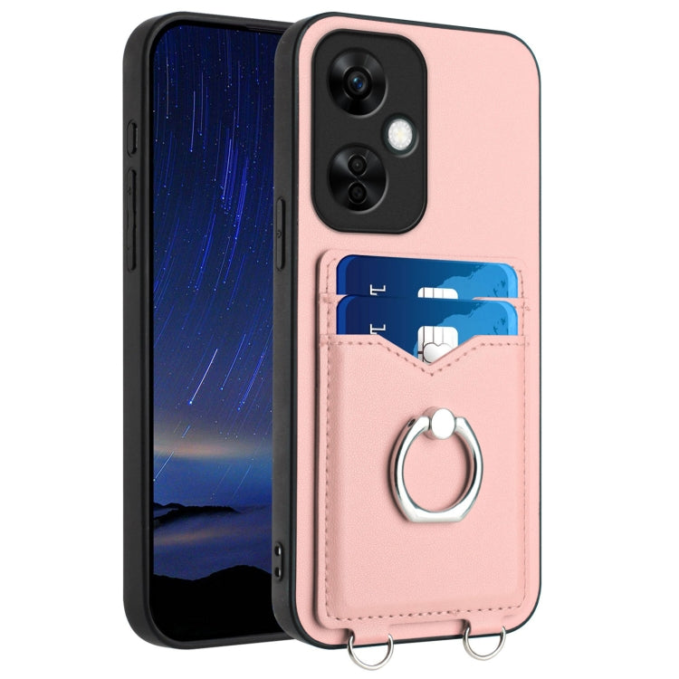 R20 Ring Card Holder Phone Case, For OnePlus 13T, For OnePlus Ace 5 / Ace 5 Pro, For OnePlus Nord CE4 / OPPO K12 5G, For OnePlus Nord CE3 Lite