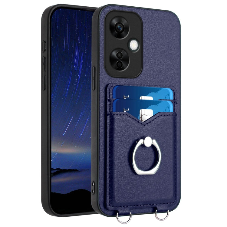 R20 Ring Card Holder Phone Case, For OnePlus 13T, For OnePlus Ace 5 / Ace 5 Pro, For OnePlus Nord CE4 / OPPO K12 5G, For OnePlus Nord CE3 Lite