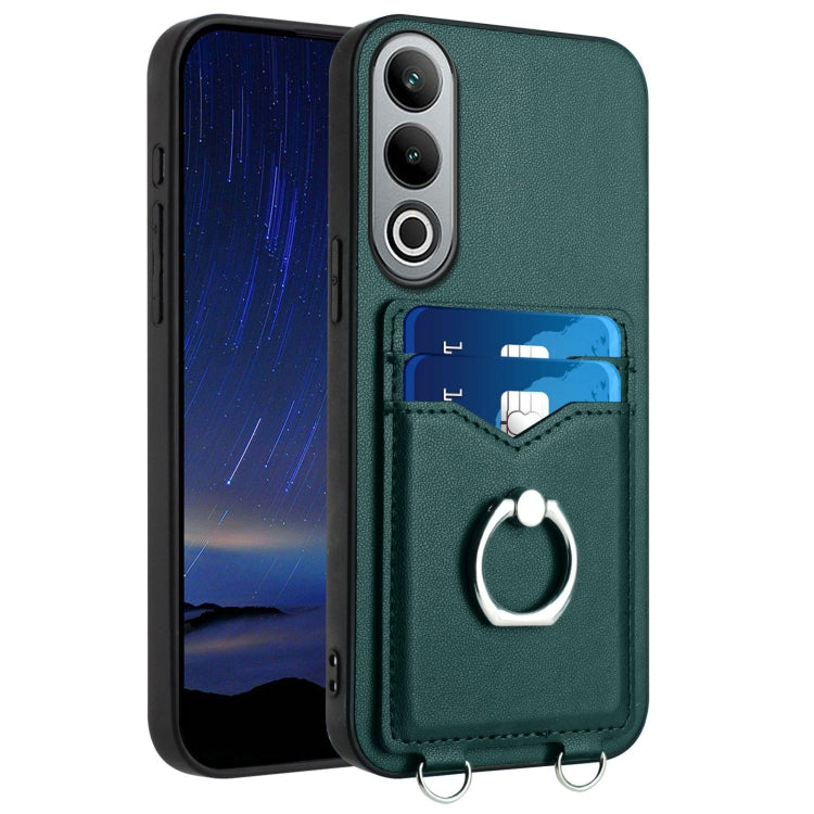 R20 Ring Card Holder Phone Case, For OnePlus 13T, For OnePlus Ace 5 / Ace 5 Pro, For OnePlus Nord CE4 / OPPO K12 5G, For OnePlus Nord CE3 Lite