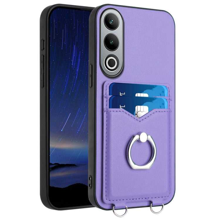 R20 Ring Card Holder Phone Case, For OnePlus 13T, For OnePlus Ace 5 / Ace 5 Pro, For OnePlus Nord CE4 / OPPO K12 5G, For OnePlus Nord CE3 Lite