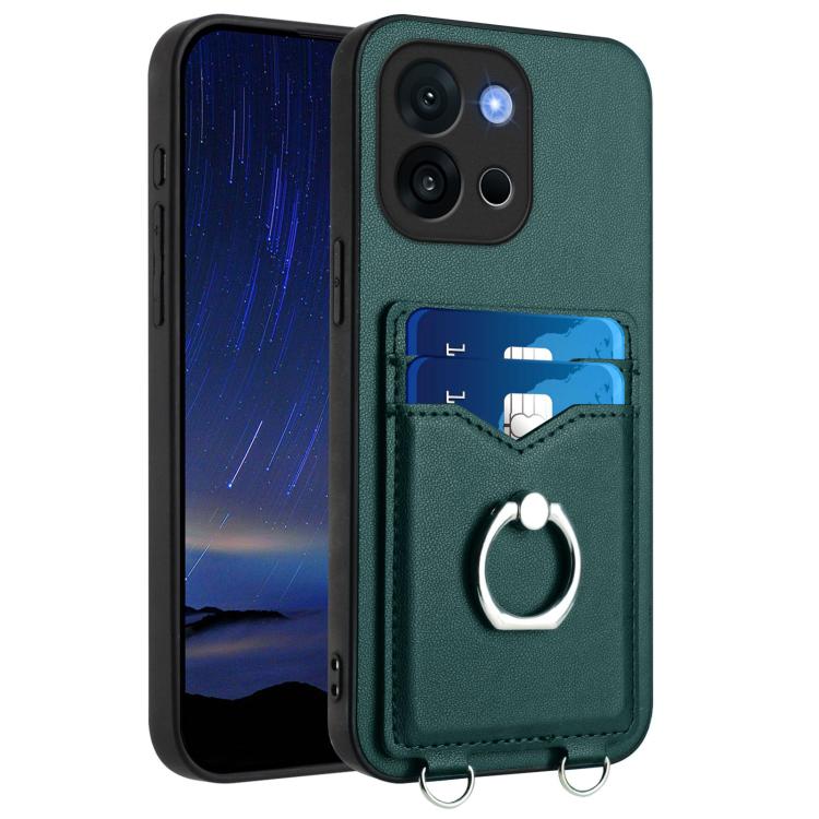 R20 Ring Card Holder Phone Case, For OnePlus 13T, For OnePlus Ace 5 / Ace 5 Pro, For OnePlus Nord CE4 / OPPO K12 5G, For OnePlus Nord CE3 Lite
