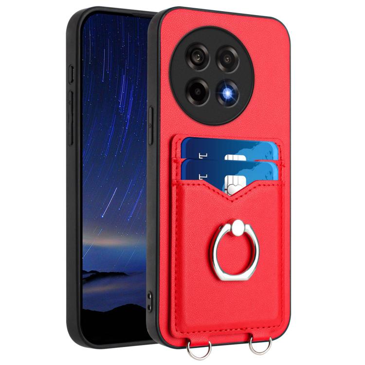 R20 Ring Card Holder Phone Case, For OnePlus 13T, For OnePlus Ace 5 / Ace 5 Pro, For OnePlus Nord CE4 / OPPO K12 5G, For OnePlus Nord CE3 Lite