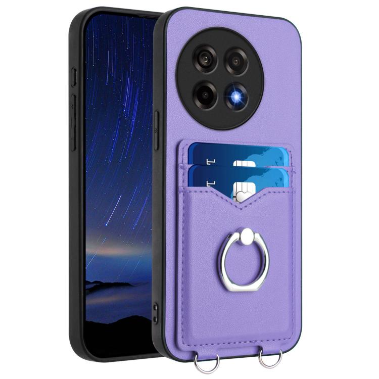 R20 Ring Card Holder Phone Case, For OnePlus 13T, For OnePlus Ace 5 / Ace 5 Pro, For OnePlus Nord CE4 / OPPO K12 5G, For OnePlus Nord CE3 Lite