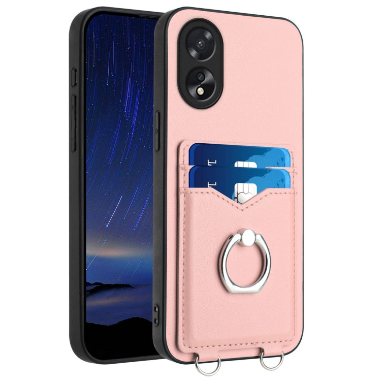 R20 Ring Card Holder Phone Case, For OPPO Reno11 Global, For OPPO Reno11 Pro Global, For OPPO A58 / A58x / A1x, For OPPO A1 Active / A2x, For OPPO A38 4G / A18 4G Global, For OPPO A58 4G Global, For OPPO Reno10, For OPPO Reno10 Pro 5G Global