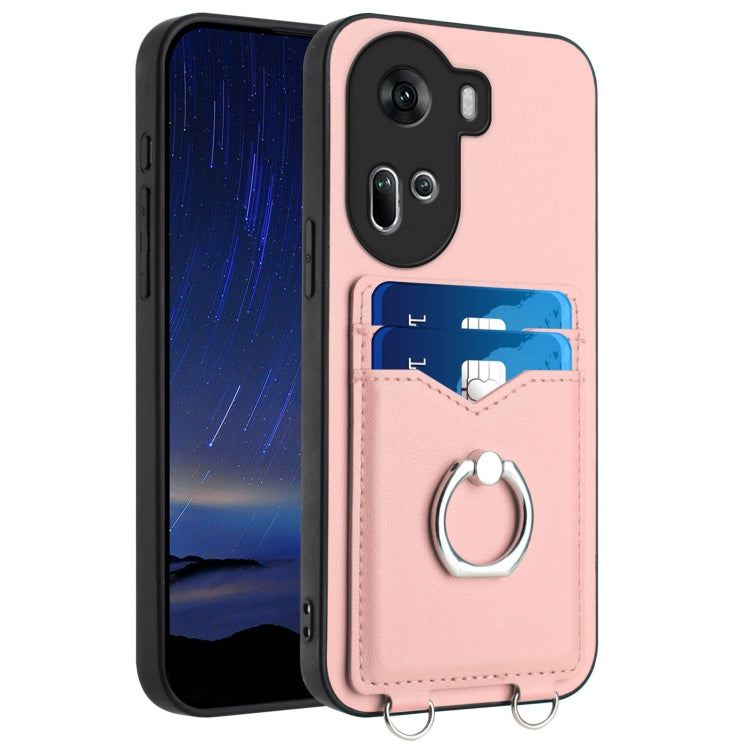 R20 Ring Card Holder Phone Case, For OPPO Reno11 Global, For OPPO Reno11 Pro Global, For OPPO A58 / A58x / A1x, For OPPO A1 Active / A2x, For OPPO A38 4G / A18 4G Global, For OPPO A58 4G Global, For OPPO Reno10, For OPPO Reno10 Pro 5G Global