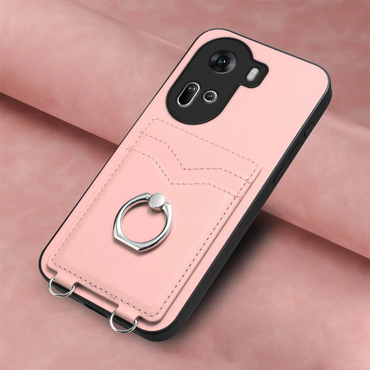 R20 Ring Card Holder Phone Case, For OPPO Reno11 Global, For OPPO Reno11 Pro Global, For OPPO A58 / A58x / A1x, For OPPO A1 Active / A2x, For OPPO A38 4G / A18 4G Global, For OPPO A58 4G Global, For OPPO Reno10, For OPPO Reno10 Pro 5G Global