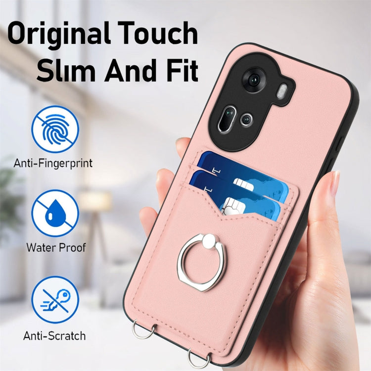 R20 Ring Card Holder Phone Case, For OPPO Reno11 Global, For OPPO Reno11 Pro Global, For OPPO A58 / A58x / A1x, For OPPO A1 Active / A2x, For OPPO A38 4G / A18 4G Global, For OPPO A58 4G Global, For OPPO Reno10, For OPPO Reno10 Pro 5G Global