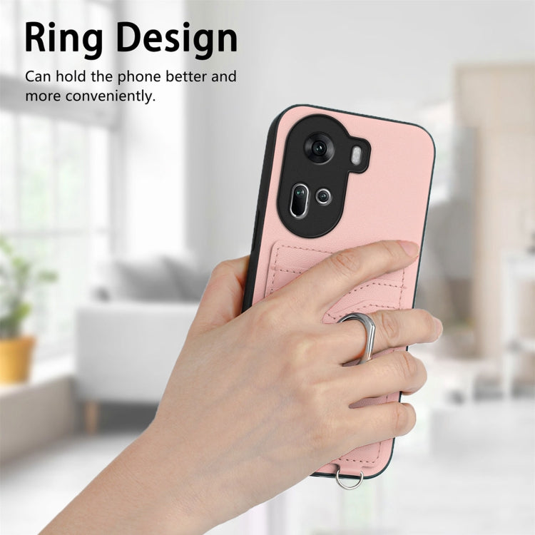 R20 Ring Card Holder Phone Case, For OPPO Reno11 Global, For OPPO Reno11 Pro Global, For OPPO A58 / A58x / A1x, For OPPO A1 Active / A2x, For OPPO A38 4G / A18 4G Global, For OPPO A58 4G Global, For OPPO Reno10, For OPPO Reno10 Pro 5G Global