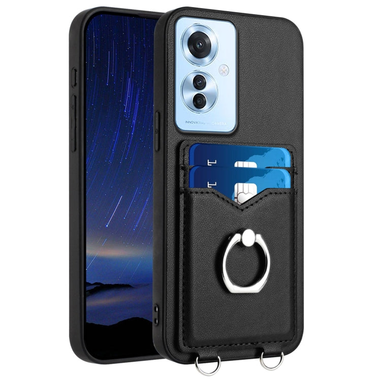 R20 Ring Card Holder Phone Case, For OPPO A5 / F29, For OPPO Find X8s+, For OPPO Find X8s, For OPPO Find X8 Ultra, For OPPO A5 Energy / A5 Pro 5G Global, For OPPO A3 Pro 5G, For OPPO Reno11 F Thai Version, For OPPO F25 Pro 5G India
