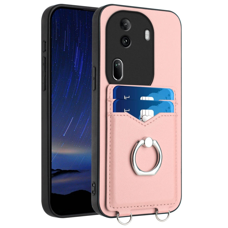 R20 Ring Card Holder Phone Case, For OPPO Reno11 Global, For OPPO Reno11 Pro Global, For OPPO A58 / A58x / A1x, For OPPO A1 Active / A2x, For OPPO A38 4G / A18 4G Global, For OPPO A58 4G Global, For OPPO Reno10, For OPPO Reno10 Pro 5G Global