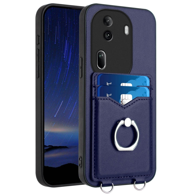 R20 Ring Card Holder Phone Case, For OPPO Reno11 Global, For OPPO Reno11 Pro Global, For OPPO A58 / A58x / A1x, For OPPO A1 Active / A2x, For OPPO A38 4G / A18 4G Global, For OPPO A58 4G Global, For OPPO Reno10, For OPPO Reno10 Pro 5G Global