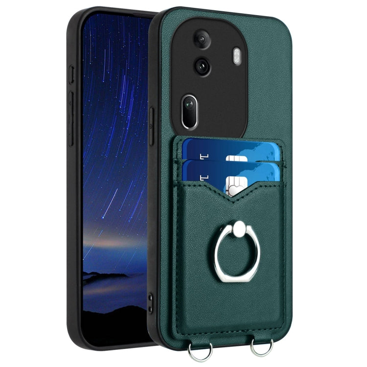 R20 Ring Card Holder Phone Case, For OPPO Reno11 Global, For OPPO Reno11 Pro Global, For OPPO A58 / A58x / A1x, For OPPO A1 Active / A2x, For OPPO A38 4G / A18 4G Global, For OPPO A58 4G Global, For OPPO Reno10, For OPPO Reno10 Pro 5G Global