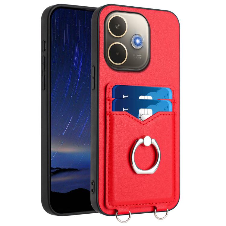 R20 Ring Card Holder Phone Case, For OPPO A5 / F29, For OPPO Find X8s+, For OPPO Find X8s, For OPPO Find X8 Ultra, For OPPO A5 Energy / A5 Pro 5G Global, For OPPO A3 Pro 5G, For OPPO Reno11 F Thai Version, For OPPO F25 Pro 5G India