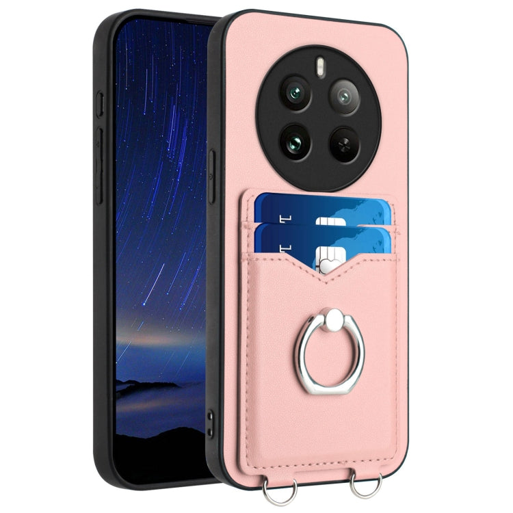 R20 Ring Card Holder Phone Case, For Realme 14, For Realme 14 Pro+, For Realme 14 Pro, For Realme GT Neo6 SE, For Realme GT Neo6 / GT 6T 5G, For Realme 12 Pro / 12 Pro+, For Realme P1 Pro 5G, For Realme Narzo 70 Pro 5G