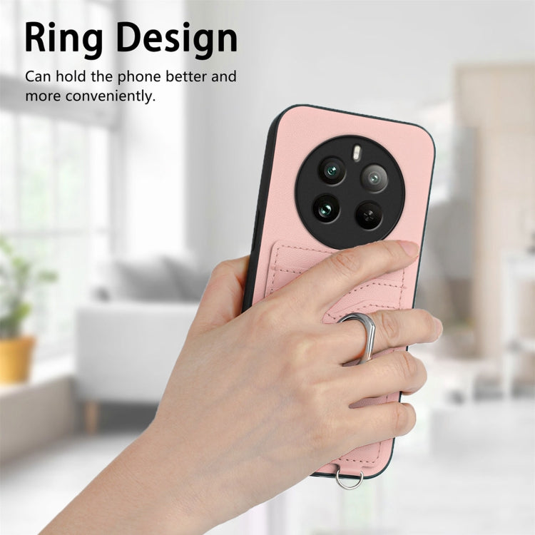 R20 Ring Card Holder Phone Case, For Realme 12+ 5G India / P1 5G India