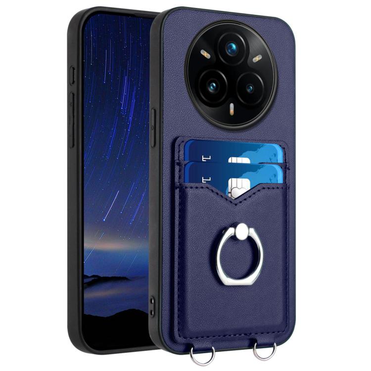R20 Ring Card Holder Phone Case, For Realme 14, For Realme 14 Pro+, For Realme 14 Pro, For Realme GT Neo6 SE, For Realme GT Neo6 / GT 6T 5G, For Realme 12 Pro / 12 Pro+, For Realme P1 Pro 5G, For Realme Narzo 70 Pro 5G