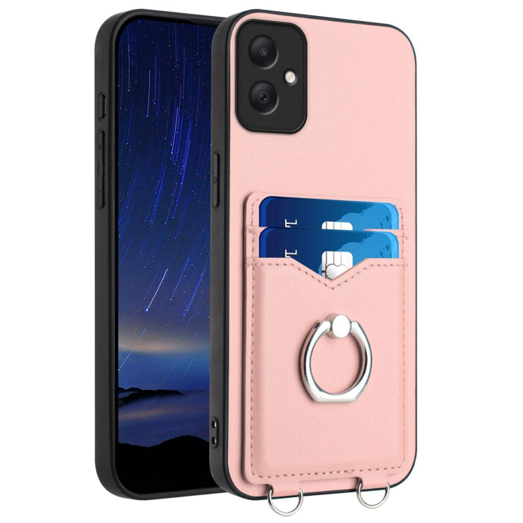 R20 Ring Card Holder Phone Case, For Samsung Galaxy A15 4G Global, For Samsung Galaxy A05 4G Global, For Samsung Galaxy A05s 4G Global, For Samsung Galaxy A25 5G Global, For Samsung Galaxy S23 FE 5G, For Samsung Galaxy A24 4G                           ...
