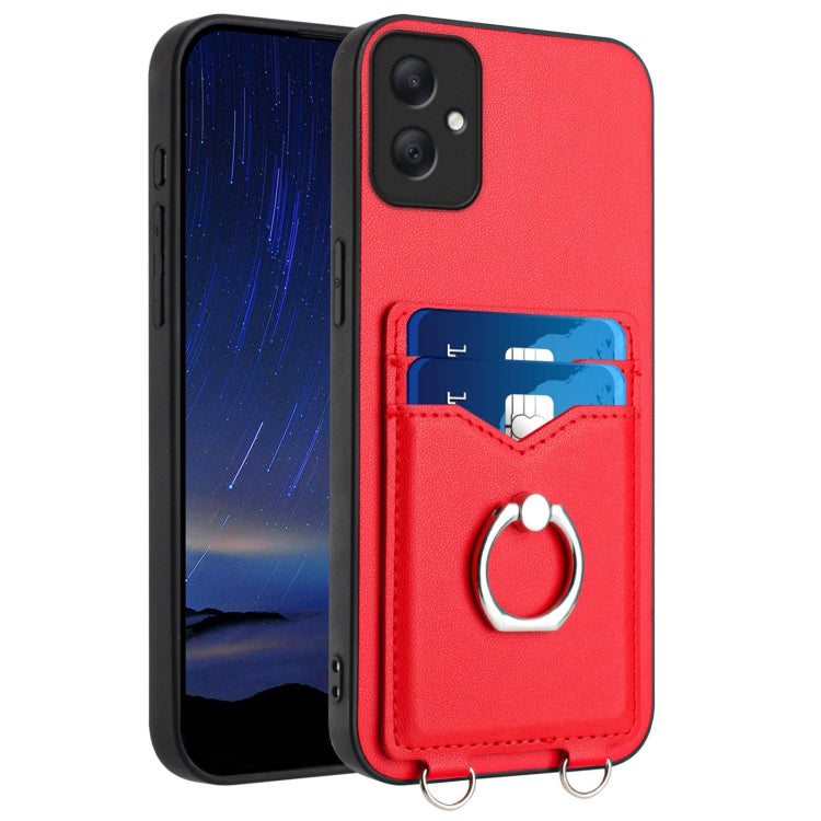 R20 Ring Card Holder Phone Case, For Samsung Galaxy A15 4G Global, For Samsung Galaxy A05 4G Global, For Samsung Galaxy A05s 4G Global, For Samsung Galaxy A25 5G Global, For Samsung Galaxy S23 FE 5G, For Samsung Galaxy A24 4G                           ...